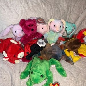 RARE MISFITTED beanie babies